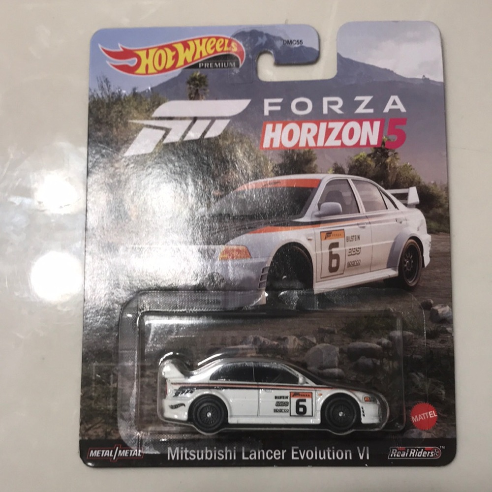 Hotwheels premium Mitsubishi Lancer evolution VI Forza  near mint